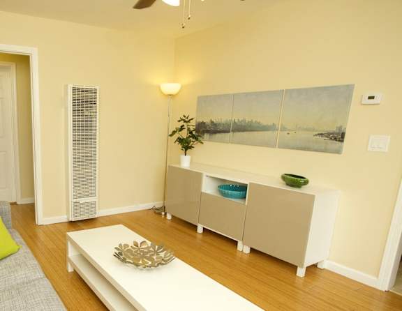 Staged living room