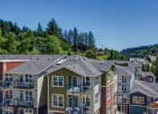 Thumbnail 26 of 31 - Aerial at Commons at Sylvan Canyon Apartments, Portland, OR, 97221