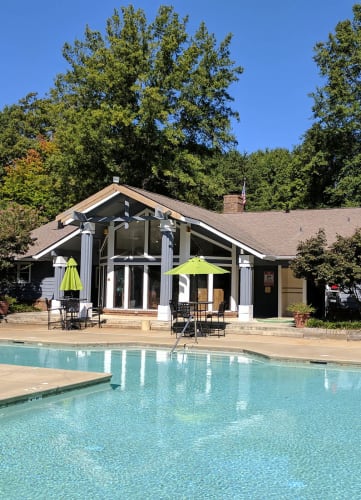 Relaxing Pool at Wendover River Oaks, Greensboro, North Carolina