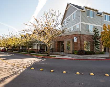 Exterior Landscape at Fairview Village Homes, Fairview, OR