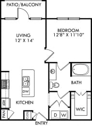 Floor Plan The Bryant with Fenced-In Yard