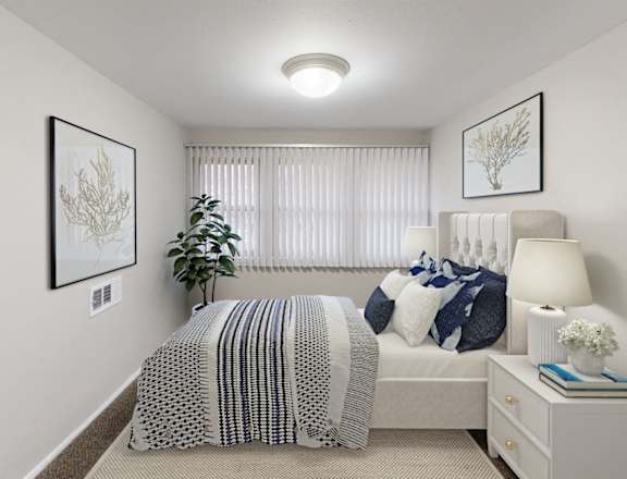 Well Decorated Bedroom at Eton Square Apartments and Townhomes, Birmingham