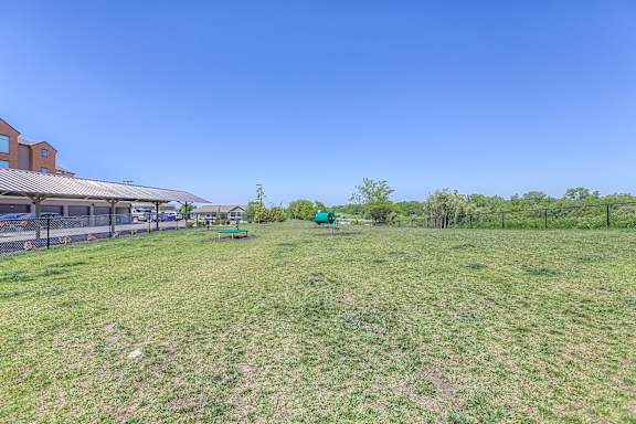 dog park fenced in area with grass  at EdgeWater at City Center, Lenexa, 66219