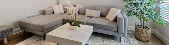 Interior View of Living Room.