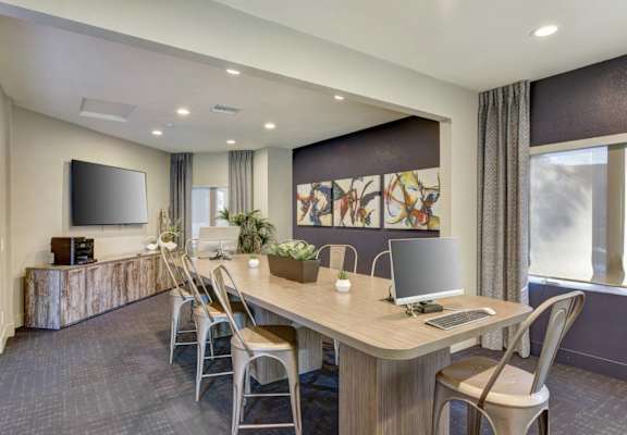 Cyber Cafe with WiFi, at Park Pointe, 2450 Hilton Head Place, CA