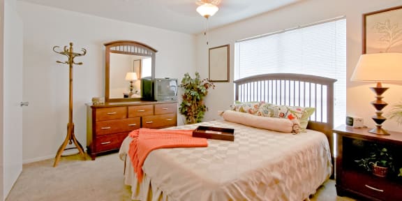 Model Bedroom at 600 Baylor in Longview Tx