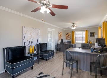 Leasing Office Interior at Orleans Square in Shreveport, LA