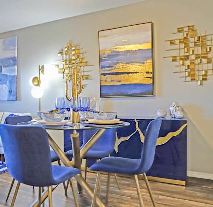 Model Dining Room 1 at The Oasis in Bossier City, LA