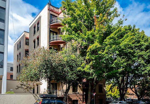 the building in which the apartment is located