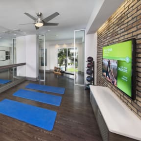 fitness center of Lumi Hyde Park in Tampa, FL
