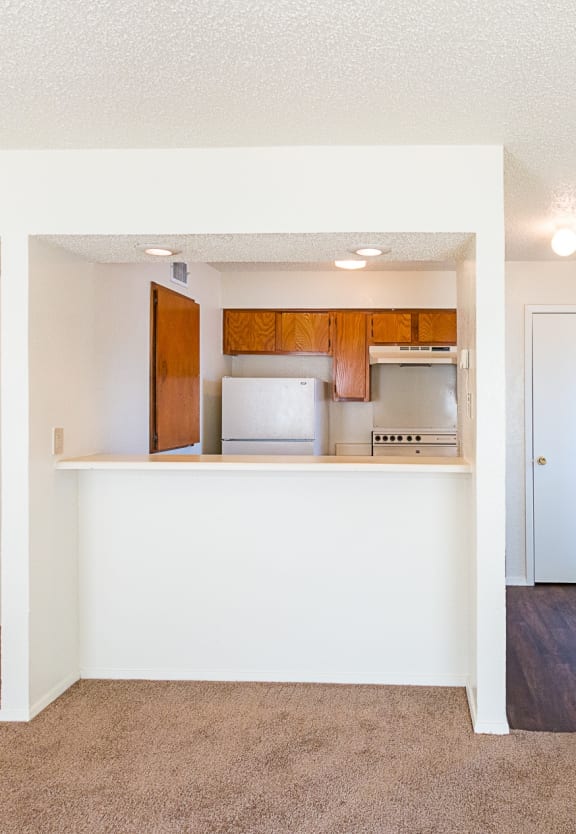 Unit Kitchen at Heritage Square Apartments in Waco, TX