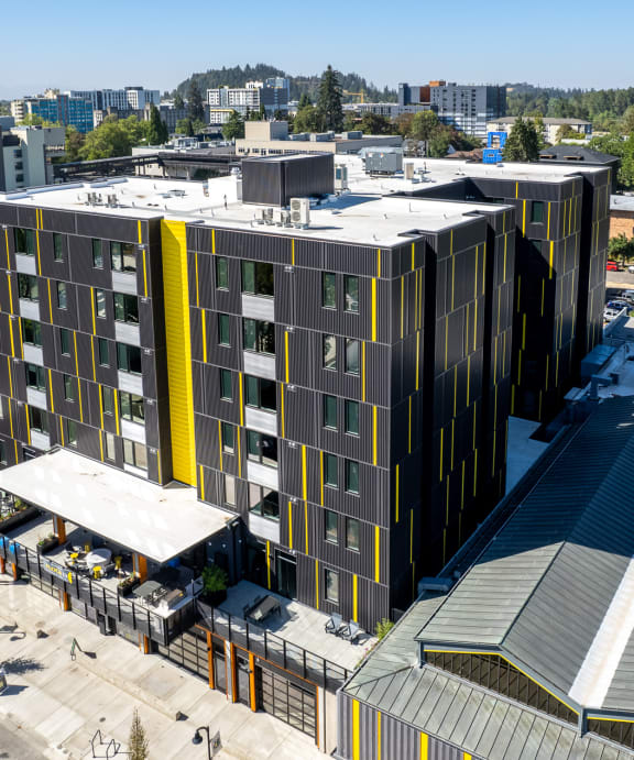 exterior rendering of the oregon duck store
