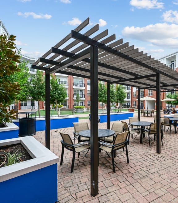 Courtyard at The Grand at Upper Kirby | Apartments in Houston, TX