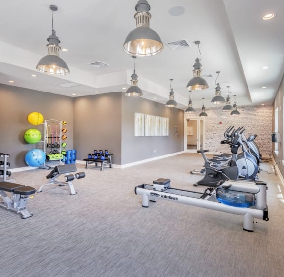 the preserve at ballantyne commons fitness room