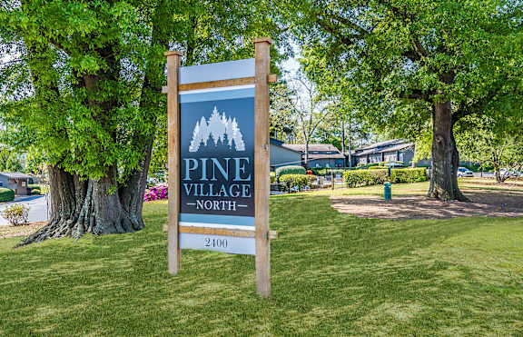 Property Signage at Pine Village North in Smyrna, GA