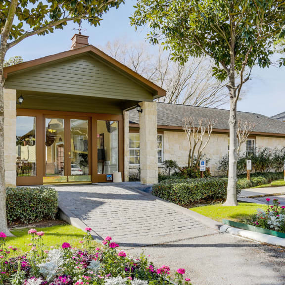 Clubhouse Exterior at Cypress Creek Crossing Apartment Homes in Houston, Texas, TX