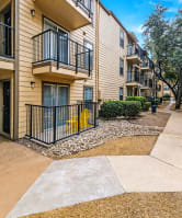 Building Exterior Landscaping at The Park on Preston Apartments in Dallas, TX