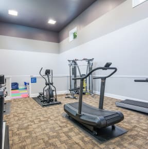 Fitness Room at Sabal Point Apartments in Pineville, NC