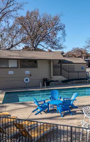 Clubhouse Interior and Coffee Bar at Preston Oaks Apartments in Dallas, Texas