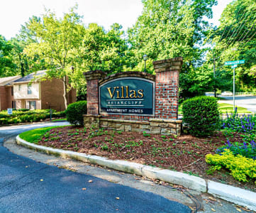 Elegant Entry Signage at The Villas on Briarcliff, Atlanta, GA