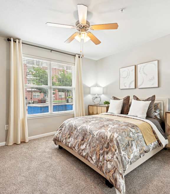 Kitchen with Granite Countertops at The Grand at Upper Kirby | Apartments in Houston, TX