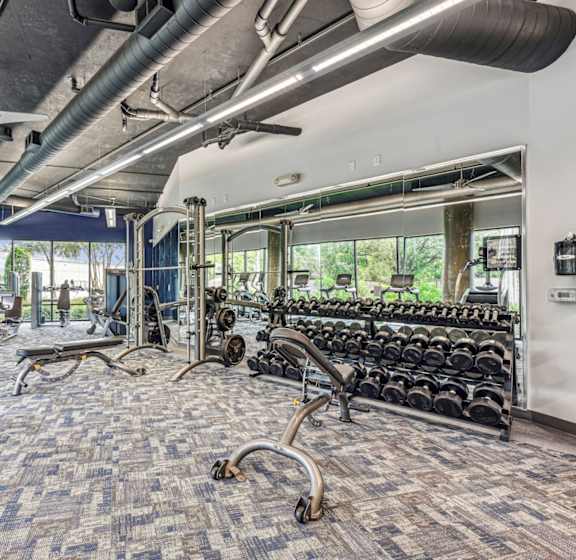 Fitness Center at Allusion at West University in Houston, TX