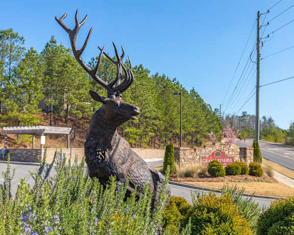 Statue Mascot at Grand Reserve Pelham in Pelham, AL