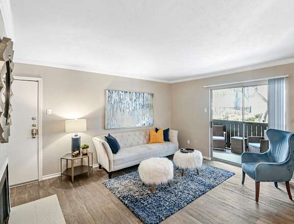 Model Living Room View 3 at Davenport in Dallas, TX