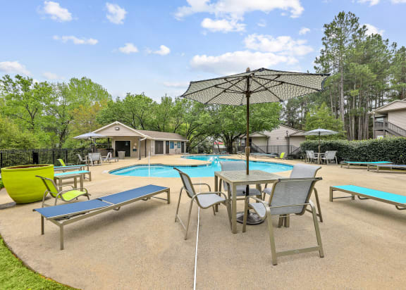Pool Area at Oakley Run Apartments in Smyrna, Georgia, GA