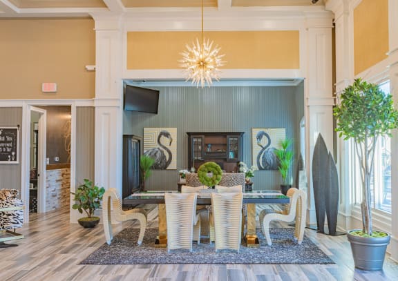 Clubhouse Interior at Parkside Grand Apartments in Pensacola, FL