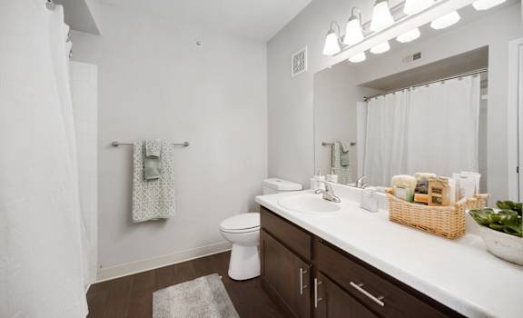 Model Bathroom 1 at Reflections At Cherry Creek in Aurora, CO