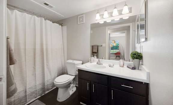 Model Bathroom 2 at Reflections At Cherry Creek in Aurora, CO