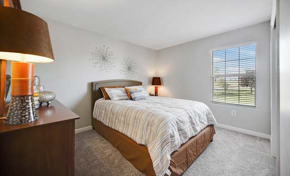 Model Bedroom 2 at Reflections At Cherry Creek in Aurora, CO