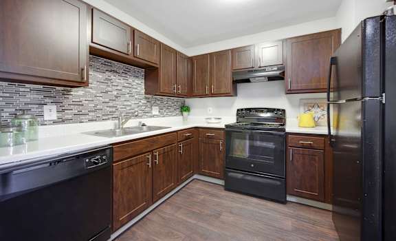 Model Kitchen at Reflections At Cherry Creek in Aurora, CO