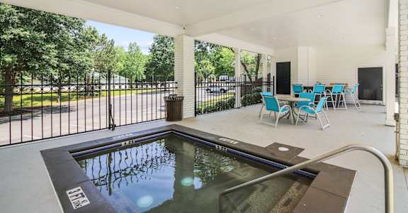 pool and patio at Columbus Apartments in Columbus, Georgia, GA