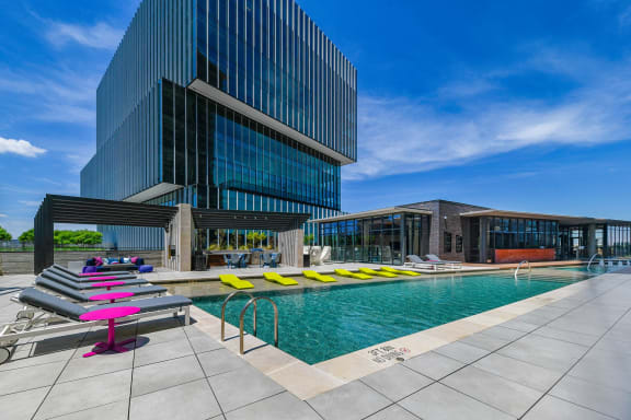 pool at  The Hamilton, Dallas, TX