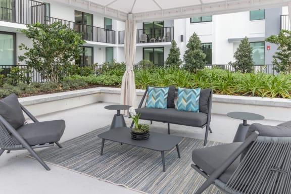 Outdoor Shaded Area at Twenty2 West, West Miami, FL, 33155