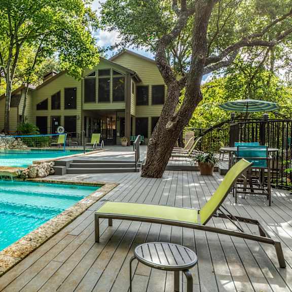 Swimming Pool Area at Westdale Creek Apartments in Austin, Texas, TX