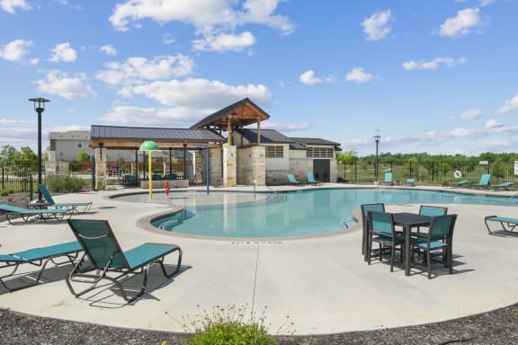 our apartments showcase an unique swimming pool