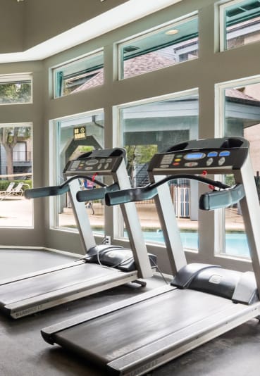 Cardio Equipment in Fitness Center at Laurels of Sendera Apartment Homes in Arlington, Texas, TX