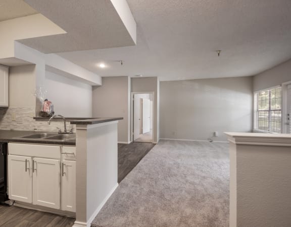 Living Room at Jefferson Place Apartments in Irving, Texas, TX