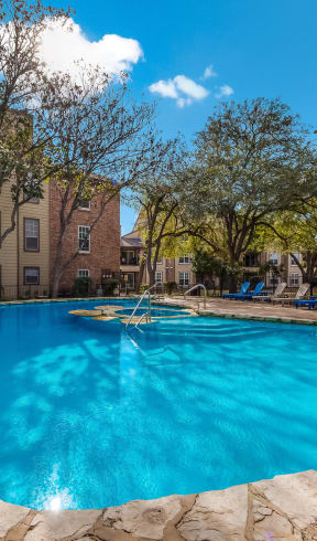 Swimming Pool at Vista Crossing Apartments in San Antonio, TX