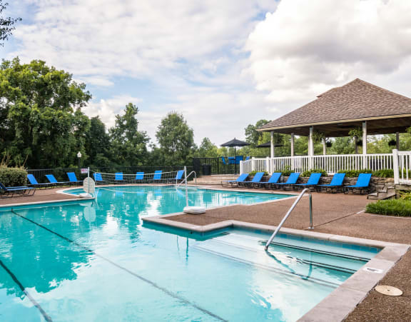 Pool at The Players Club Apartments in Nashville, TN