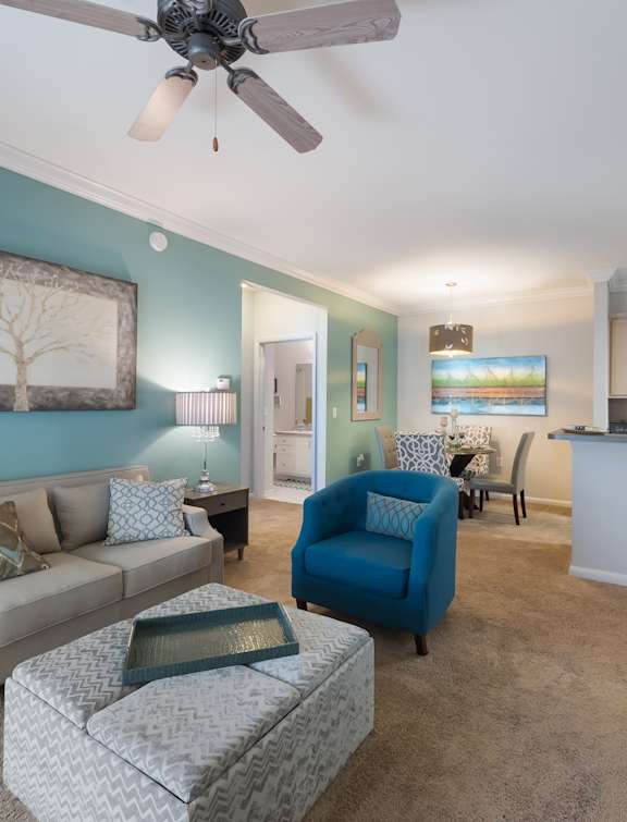 Model Living Room View 2 at Sundance at Clermont in Clermont FL