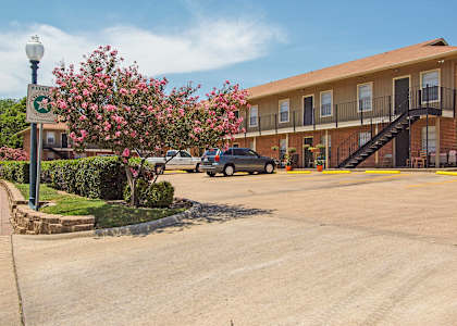 Property Entrance at Garden Place Apartments in Waco, Texas, TX