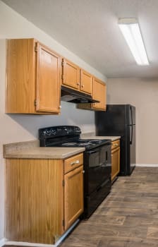 Model Kitchen at Reflections Apartment Homes in Gainesville, Florida, FL