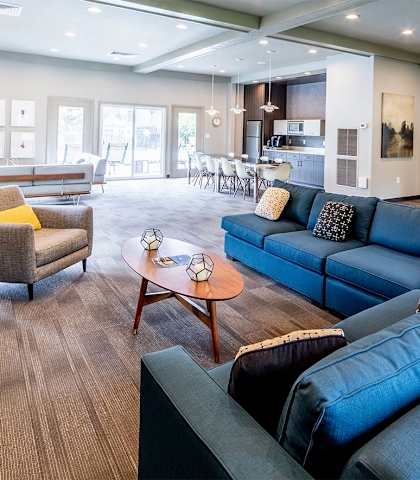 Clubhouse at Woodbridge Apartments in Louisville, KY
