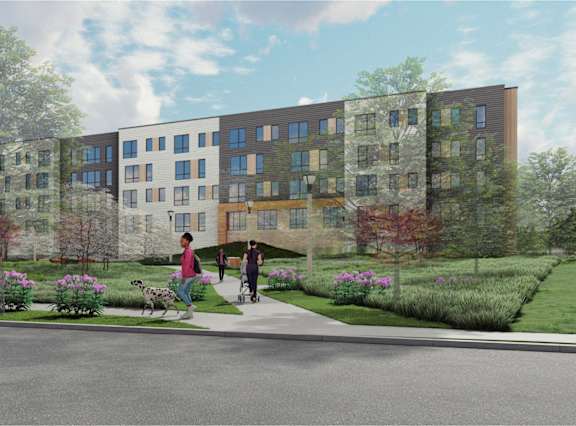 Community exterior at Leefort Terrace, Massachusetts