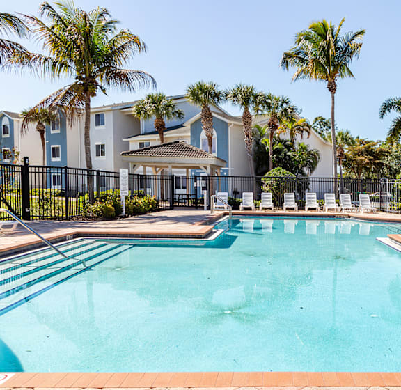 Swimming Pool at Summer Lakes Affordable Apartments in Naples, Florida
