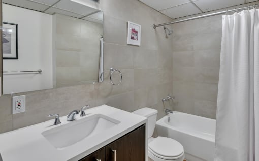 The Kirby - Renovated bathrooms in select units